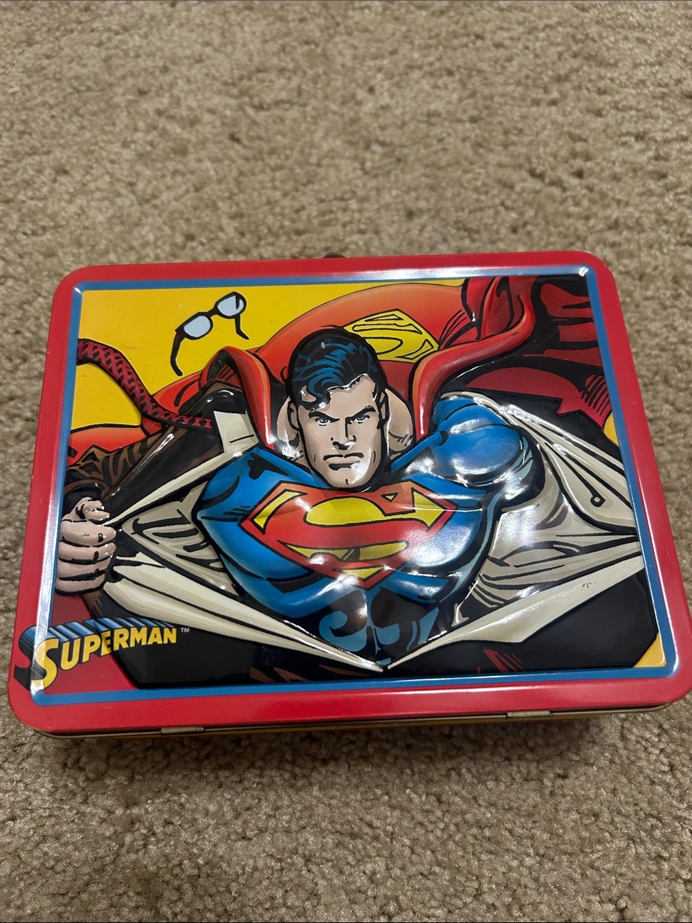 Superman Metal Lunchbox - Bright Comic Art